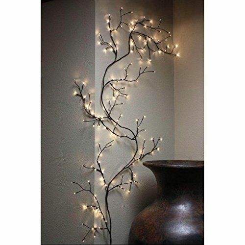 Lightshare Lighted Willow Tree 5.5 Feet 200 LED Lights For All Season Decoration