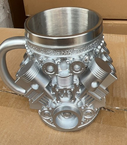 V8 & V6 Motor Design Edelstahl Becher Bier Tee Tasse Kaffeebecher Restaurant - Bild 7 von 13