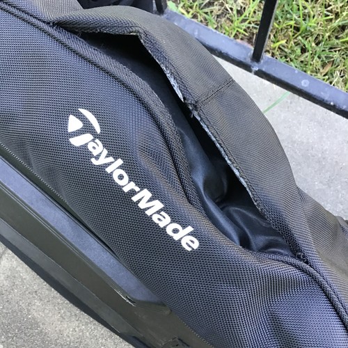 Taylormade Performance Golf Club Travel Case Carry Rolling Flight Bag Black Long - Picture 16 of 17
