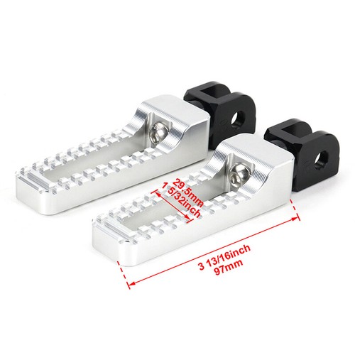 Pedal de reposapiés delanteros CNC apto para Kawasaki ZX-6R 03-16/ZX-10R 04-10 - Imagen 12 de 31