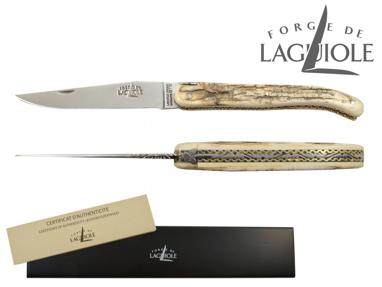 Forge de Laguiole Taschenmesser 11 cm Mammut Doppelplatine 1011F I MAM BRI Forge de Laguiole Laguiole Laguiole Taschenmesser 11 cm Mammut Doppelplatine 1011F I MAM BRI 924521