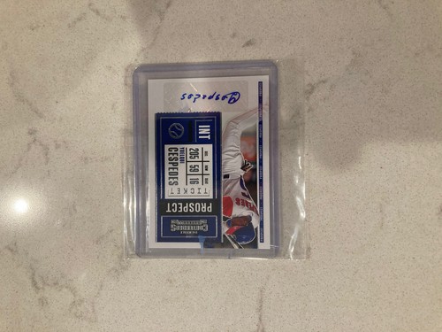 2020 Panini Contenders Prospect Ticket 2 Yoelqui Cespedes #PT2-YO Auto Rc Rookie - Picture 2 of 5