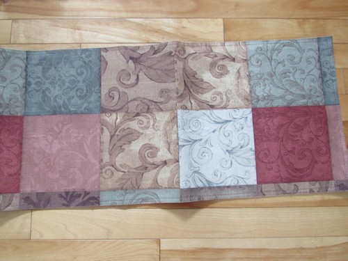 12 Pc Fall Autumn 72" Round Tablecloth 4 Napkins 6 Placemats & Table Runner - Picture 17 of 19