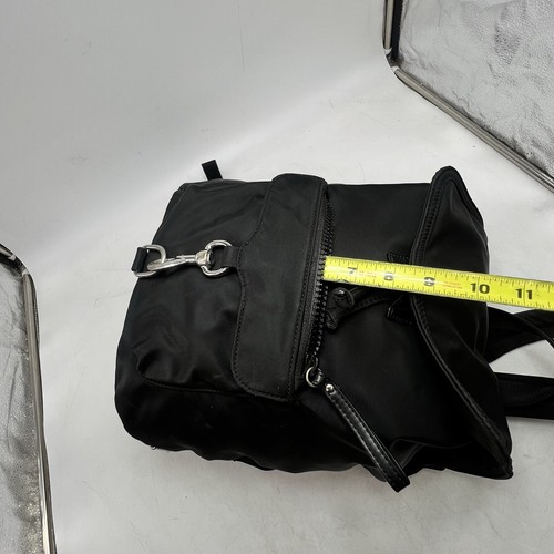 Rebecca Minkoff Rucksack Nylon schwarz mehrere Außentaschen verstellbar Eimer - Bild 12 von 24
