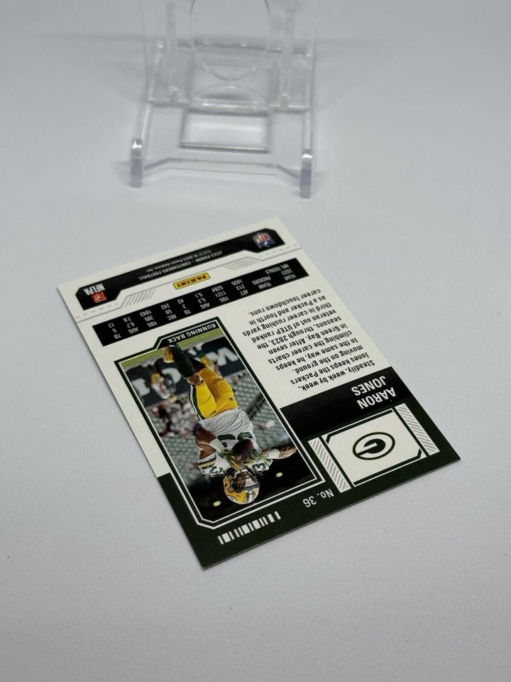 2023 Panini Contenders - Conference Ticket #36 Aaron Jones 12/99 - Image 4 of 4