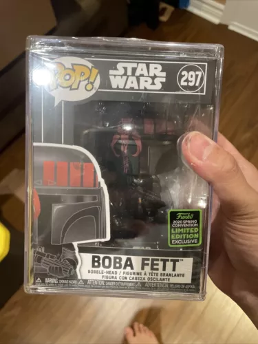 Funko POP STAR WARS BOBA FETT FUTURA #297 2020 Spring Convention Exclusive ECCC 
