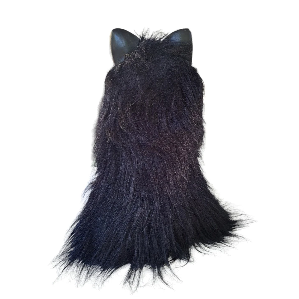 Vestido Cabeza de Gato Vintage Disfraz Halloween BESO GATO MUJER Gorra Interior de Goma *LEER* Foto 4 de 4