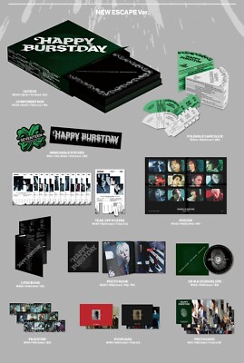SEVENTEEN 5th Album HAPPY BURSTDAY NEW ESCAPE Ver CD+Book+P.Card+