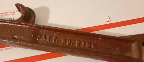 Vintage Large 15" Fire Hydrant Wrench Fireman's Multi-tool 2150 - Bild 2 von 7