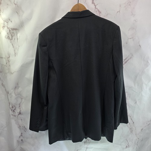 Norma Kamali Blazer Womens XL Black Boyfriend Jacket One Button Jersey Ponte - Picture 5 of 12