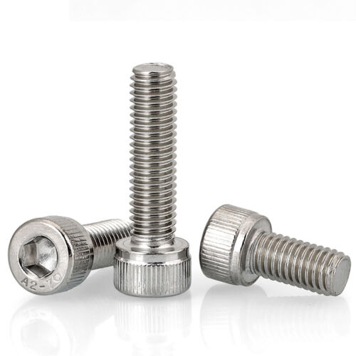 M1.6 - M6 Hex Socket Head Cap Screw 304 Stainless Steel Allen Bolts Full Thread - Picture 4 of 7