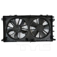 TYC 625190 Dual Radiator and Condenser Cooling Fan Assembly New