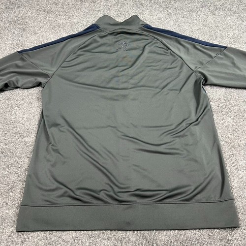 Nike Track Jacket Mens XL Gray Heisman Embroidered Dri Fit Full Zip Sweatshirt - Picture 12 of 13
