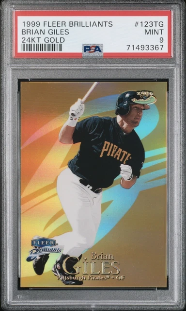 1999 Fleer Brilliants Brian Giles 24k /24 PSA 9 Pop 1