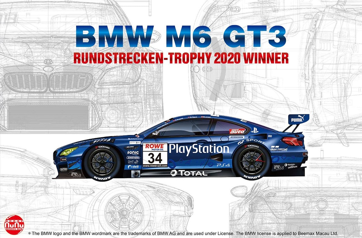 Platz/NuNu 1/24 Racing Series BMW M6 GT3 2020 Nurburgring