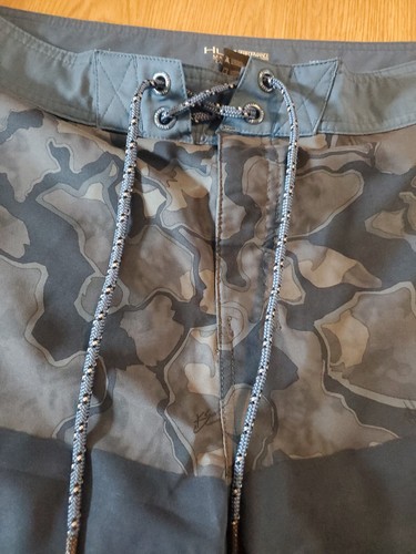 Huk Angelhose Badehose Herren 36 blau Wasser Camouflage Performance Stoffe - Bild 2 von 8