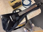 Epiphone By Gibson Flying V Kids Black Electric Guitar W/ Epiphone Amp & Case
