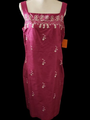 Mix Nouveau Silk Dress with Shawl/Scarf Mix Nouveau-Size 14 - Picture 5 of 22