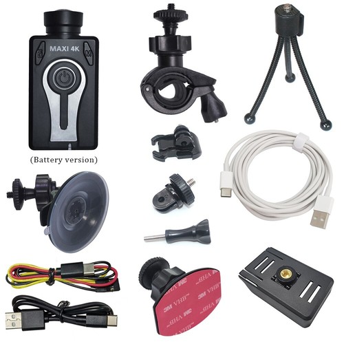 Mm4K Mobius Maxi Camera Sport Camcorder Bike Recorder Motion Detect w/ Capacitor