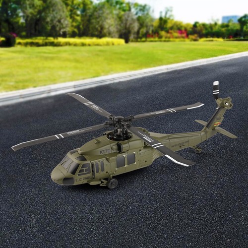 WLtoys K170 RC Hubschrauber UH-60L Black Hawk Brushless 6-Achsen 4CH Fernbedienung - Bild 18 von 21