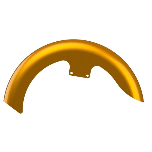Advanblack Prospect Gold 19" Reveal Wrapper Hugger Front Fender Fits 09+ Harley - Picture 2 of 9