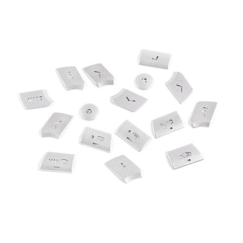 16X Aluminum Silver Air Conditioning Button Sticker Trim For Jaguar XF 2012-2015 - Bild 3 von 4