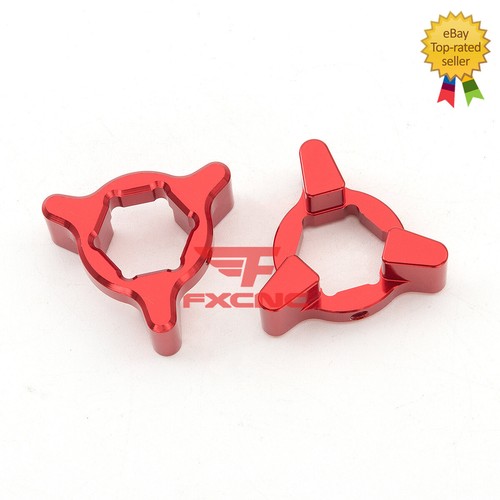 Red CNC 14mm 17mm 19mm 22mm Motorcycle Fork Preload Adjuster Universal Bolts - Foto 7 di 8