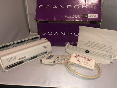 SCANPORT Page DS1200 Color Scanner 24 BIT Single Pass Windows 3.1 & 95 PC Comput - Picture 10 of 12
