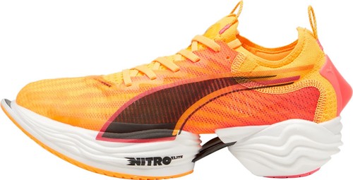 Puma Fast-R Nitro Elite 2 Mens Running Shoes Orange UK 9