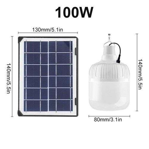 LED Solarleuchte Outdoor Camping Lampe Akku Zelt Licht USB Aufladbar Laterne DE - Bild 15 von 19