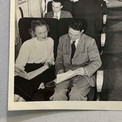 BOAC Airline Boeing Stratocruiser Interior Vintage Press Photo Photograph - Picture 6 of 9