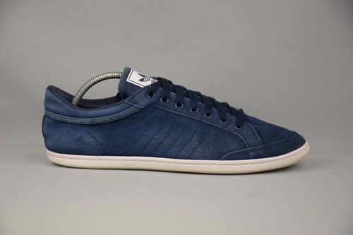 Adidas Originals Plimcana Clean Low Blue Suede Sneakers US 8 UK 7.5 EU 41 1/3 - Picture 2 of 11