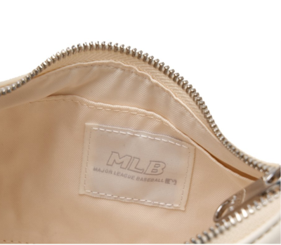★MLB Korea★ Classic Monogram Embossed Hobo Bag NY Cream 3A MLB Classic Monogram New Embossed Hobo Bag NY (CREAM