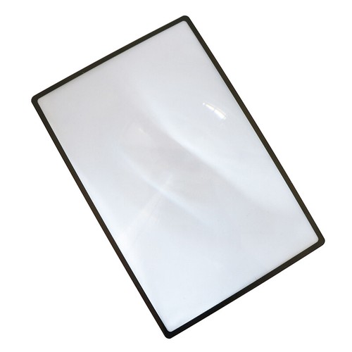 A5 Full Page Large Magnifier Page Glass Reading Aid Lens Magnifying Glass L-Z _j - Picture 10 of 10