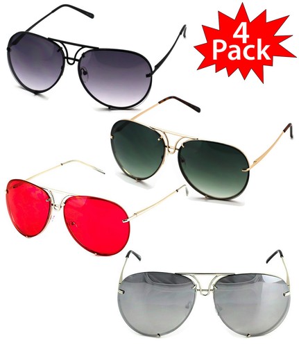 Men or Women OVERSIZED CLASSIC VINTAGE RETRO DESIGN Style SUNGLASSES Gold Frame - Picture 78 of 78