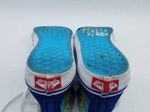 Vans x Spongebob Schwammkopf Reißverschluss High Top Jugend Jungen Größe 3 Skateschuhe blau - Bild 9 von 11