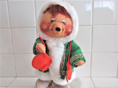 ANNALEE WINTER ESKIMO BOY BEAR /& GLOVES VINTAGE