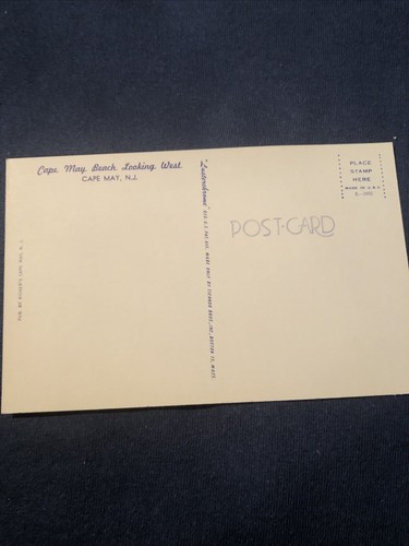 Vintage 6 Cape May NJ Unmarked Post Cards - Picture 13 of 13