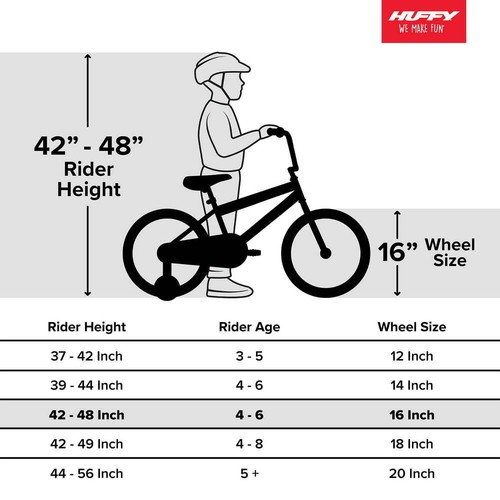 16 Inch Boys Bike Training Wheels Spider-Man Toddler Kids Huffy Cycling Bicycle - Picture 7 of 10