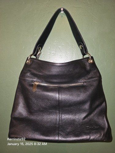 Zooler Soft Serpentine Printed Genuine Leather Chevron Hobo Bag Shoulder Purse - Picture 7 of 16