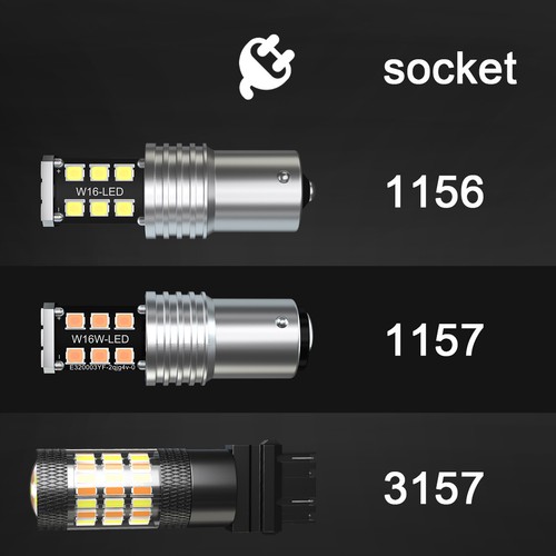 3157 LED Back Up Reverse Lights Bulbs White for Chevy Silverado 1500 1999-2013 - Picture 13 of 13