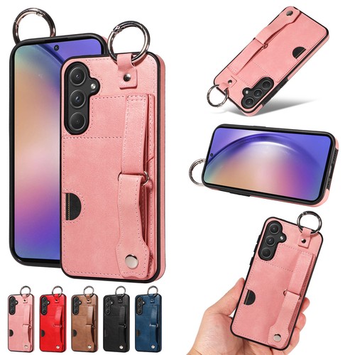 Card Slot Shockpoof Phone Case With Strap For Samsung Galaxy A72 A52 A25 A14 A04 - Picture 53 of 76