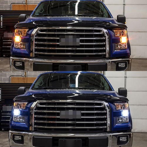 2x No Hyper Flash Switchback LED Turn Signal Light Bulb for Ford F-150 2015-2019 - Foto 12 di 12