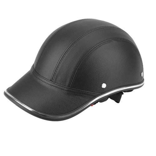 Baseball Cap Motorcycle Helmet Half Face Helmet Electric Bike Scooter Anti-UV - Picture 7 of 7
