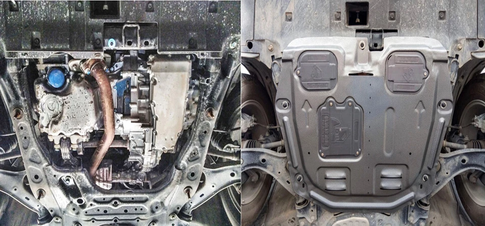 Protector antióxido debajo de la cubierta del motor para Honda CR-V 2012-2014 2,0 L/2,4 L EE. UU. Foto 4 de 4