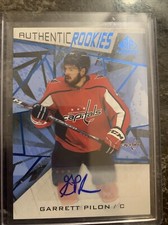 Garrett Pilon   Authentic Rookie 2021-22 Sp Game Used Hockey  #173 Auto