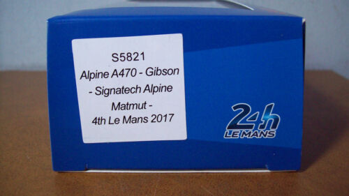 1/43 SPARK S5821 ALPINE A470 GIBSON 4th LE MANS 2017 #35 PANCIATICI/RAGUES/NEGRA - Picture 2 of 6