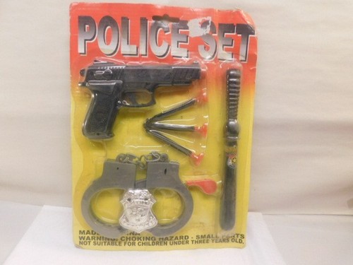 Vintage Police Force Crime Buster Dart Gun Action Toy Play Set - Picture 4 of 4