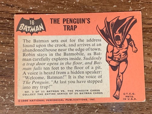 1966 Batman Trading Cards Each Sold Separately Black, Blue & Red Bat Series - Picture 58 of 372