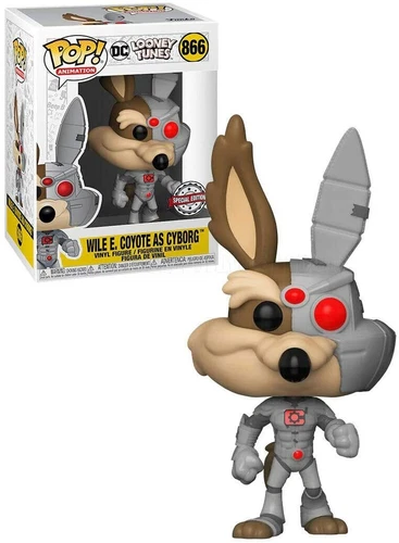 Funko Pop Wile E Coyote as Cyborg DC Looney Tunes FYE Exclusive 